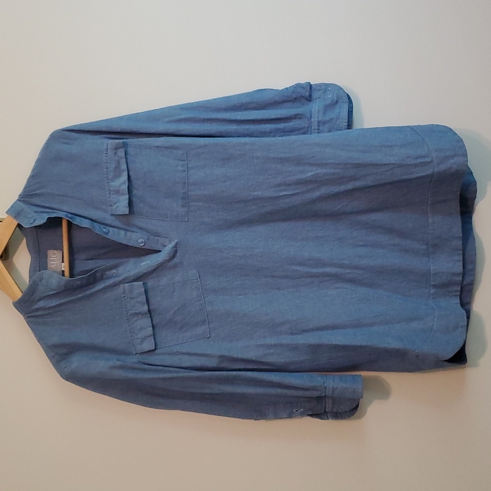 Cotton chambray shirt